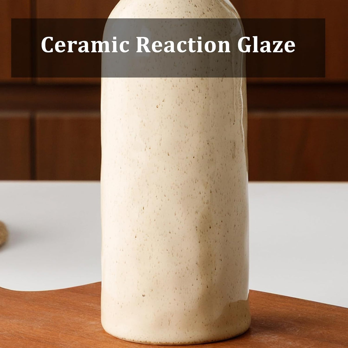 Olive Oil Dispenser Bottle for Kitchen, 23 Oz Large Ceramic Oil Dispenser