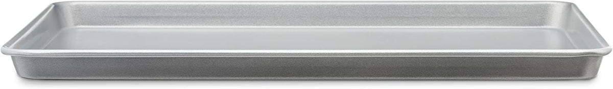Amazon Basics Ceramic Nonstick Baking Sheets & Cooling Rack Set, Dishwasher Safe, Oven Safe, Half Sheet Size, Gray