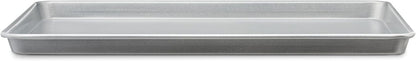 Amazon Basics Ceramic Nonstick Baking Sheets & Cooling Rack Set, Dishwasher Safe, Oven Safe, Half Sheet Size, Gray