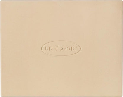 Unicook Pizza Stone for Oven Grill, 12" x 11" Rectangular Cordierite Stone