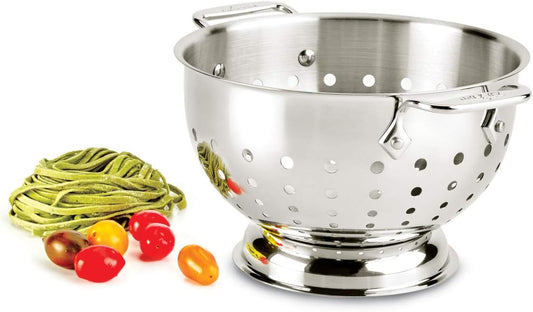 All-Clad Stainless Steel Colander 3 Qt Pasta Strainer