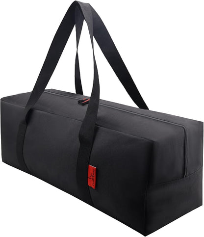 Grill Tool Organizer, BBQ Tool Storage Bag - 20" Heavy-Duty Storage Bag Waterproof 600D Oxford, Folding Design Gift for Camping, Tailgates, Outdoor BBQ Parties (20" Lx6 Wx5 H)