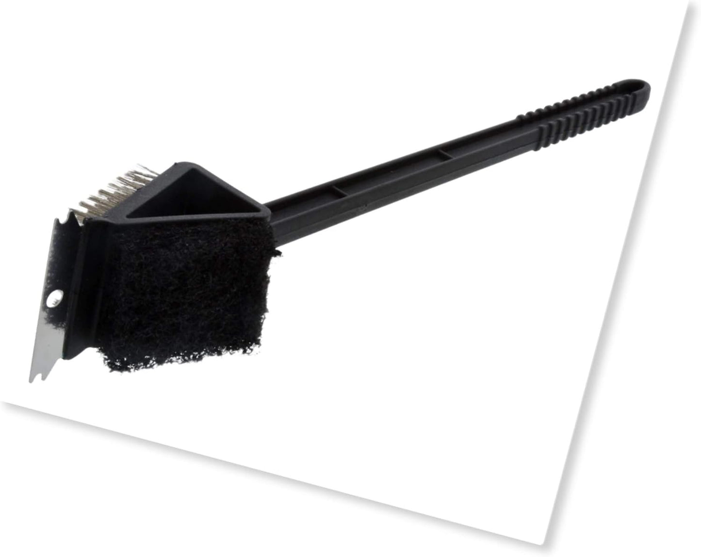 Cooking Concepts LC Wire Grill Cleaners, 12x6x1 in and 3-in-1 Grill Brushes, 18 in. Set (1) BBQ Grill Brush Stainless Steel 18" Barbecue Cleaning Brush w/Wire Bristles & Soft Comfortable Handle - Per