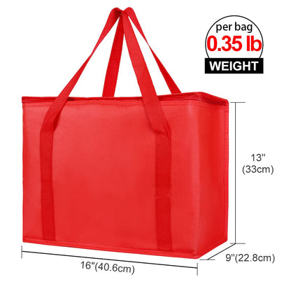 Bodaon Insulated Food Delivery Bag, XXXL Pizza Delivery Bags for Hot and Cold Food, Commercial, Large Capacity Reusable Warming Bag, Catering Cooler Bag for Rideshare, Warmers for Parties (Black, 1Pk)