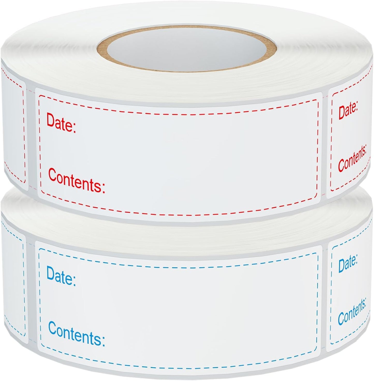 1000 Pcs Removable Freezer Labels for Food Containers 1 x 3, Risepekt Waterproof Food Storage Labels for Containers, Oil Resistant No-Residue Easy Clean for Kitchen Restaurants Grocery Stores Markets