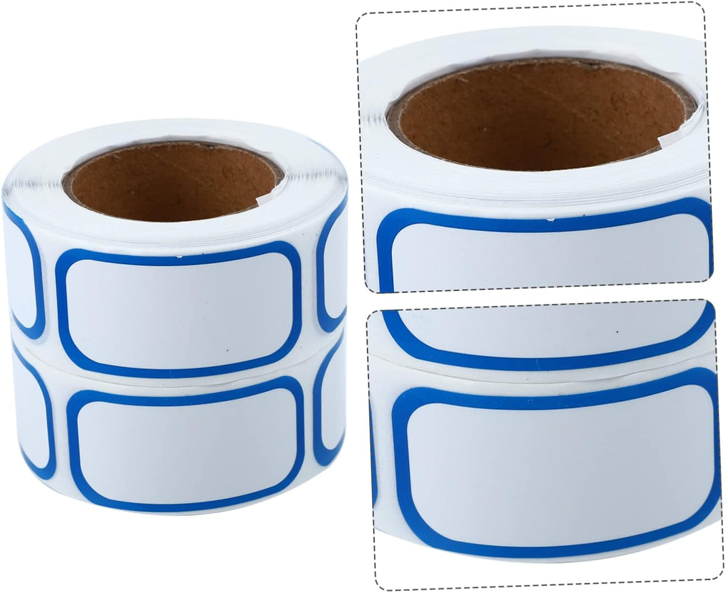 6rolls Removable Date Label Stickers for Food Storage Kitchen Date Marking Decals Easy to Write for Containers and Organization