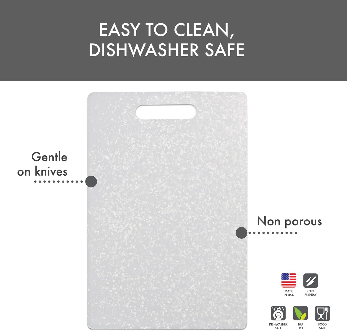 Made from high-density plastic that is conveniently sized at 11x14.5 inches