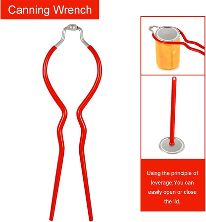 7 Pieces Canning Supplies Kit, Red