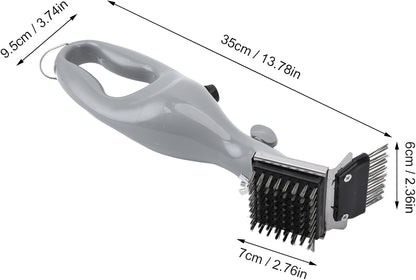 Barbecue Grill Steam Brush, Portable Grill Brush, Stainless Steel Cleaning Tool with Steam Function, Ideal for Outdoor BBQ Grilling