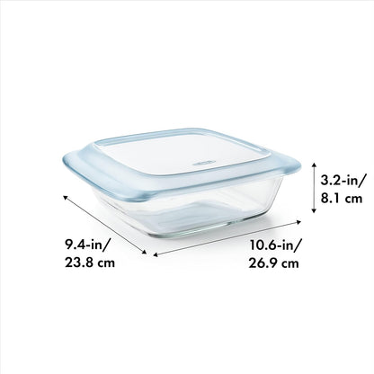 OXO Good Grips GLASS PIE PLATE WITH LID
