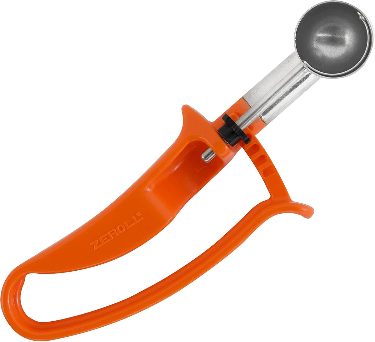 Zeroll 2030 Universal Standard Length EZ Disher Food Portion Control Scoop Designed for Right or Left Hand Use Dishwasher Safe NSF Approved, 1 3/4-Inch, Black
