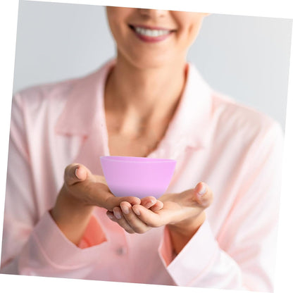 FOMIYES 6pcs Silicone Mask Mixing Bowl Diy Mask Tool Facial Bowl Mixing Tool Kit Silicone Makeup Spa Supplies
