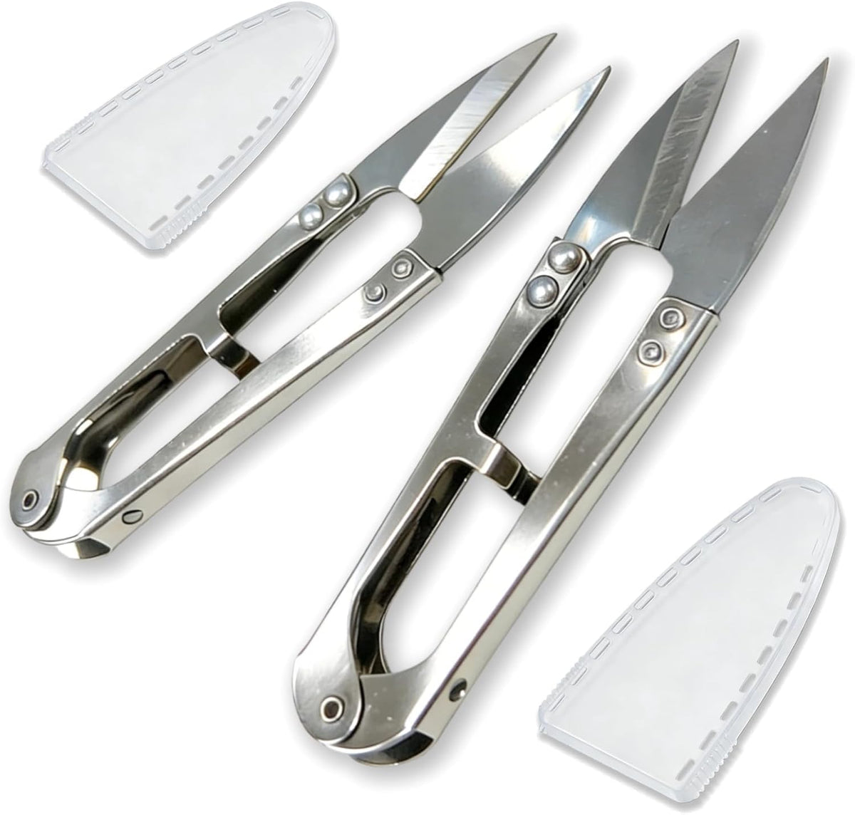 Bonsai Pruning Shears 2 Pack, 4.1" Mini Garden Scissors Snips
