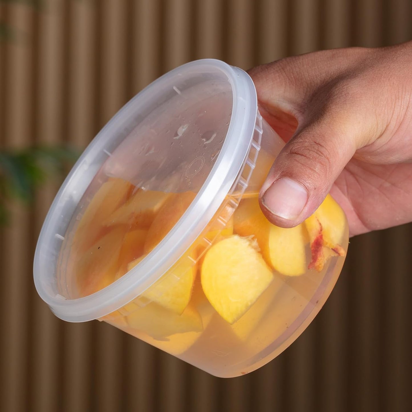 30oz Meal Prep Containers Bulk 50-Pack - 2-Compartment with Lids, Leakproof, Microwave/Freezer/Dishwasher Safe - Commercial Food Storage, Black