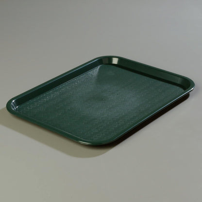 Carlisle FoodService Products Café Cafeteria Tray, Fast Food Tray for Restaurant or Commercial Use, 14" x 18", 1 Count, Black