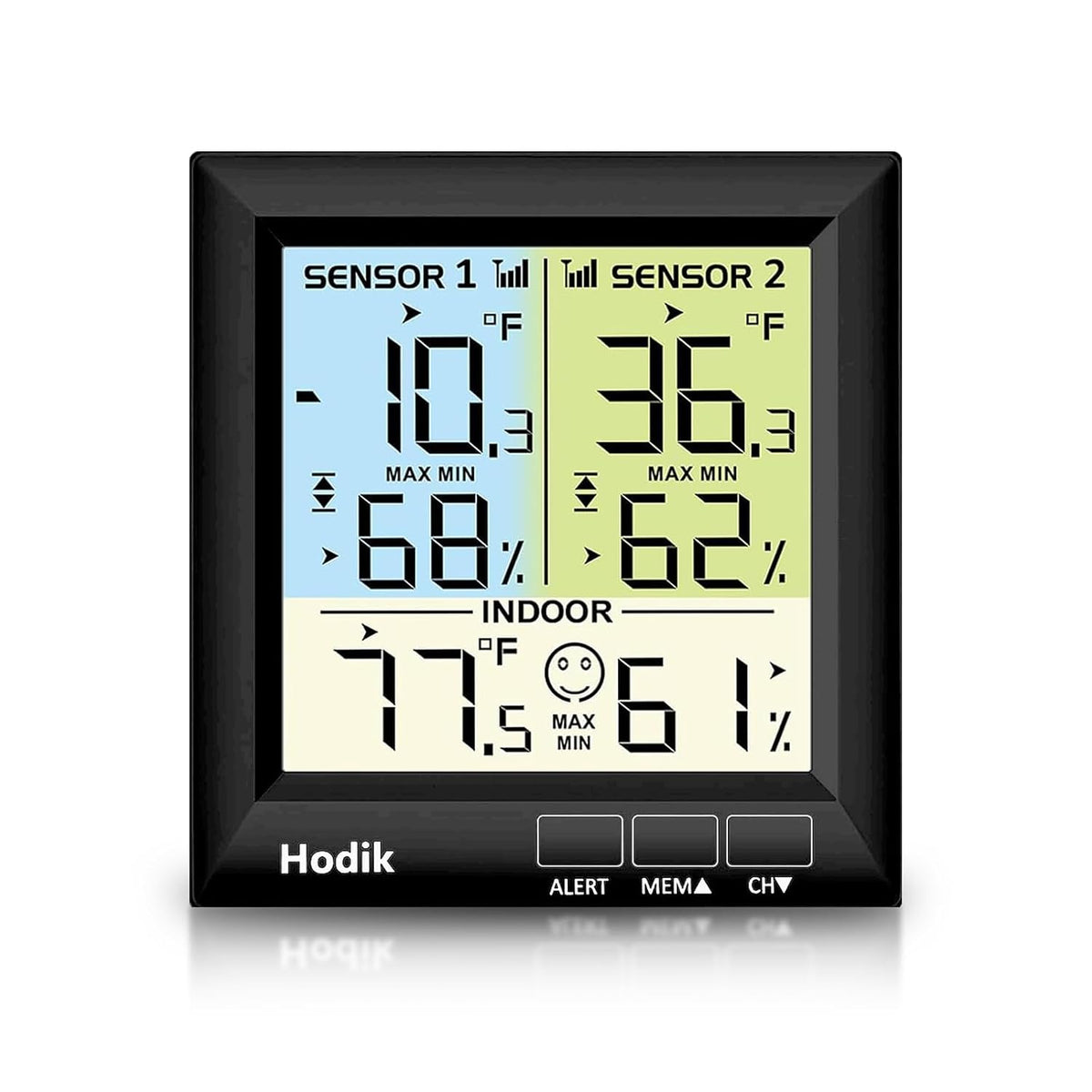Wireless Fridge Freezer Thermometer with Alarm, 330FT Sensor