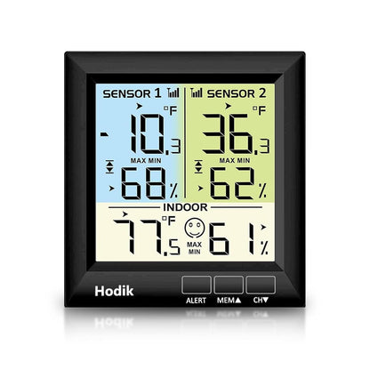 Wireless Fridge Freezer Thermometer with Alarm, 330FT Sensor