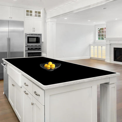 72''x16'' Extra Large Silicone Mat for Kitchen Counter, Heat Resistant Countertop Protector, Non-Slip Waterproof Kitchen Island Mat, Easy to Clean, Light Gray