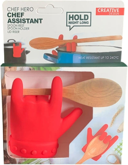 BeyondNice Silicone Snap Lid Pot Lid Lifter - Finger-Shaped, Unique, Spill-Proof & Steam Release - Kitchen Tool & Accessory (1)