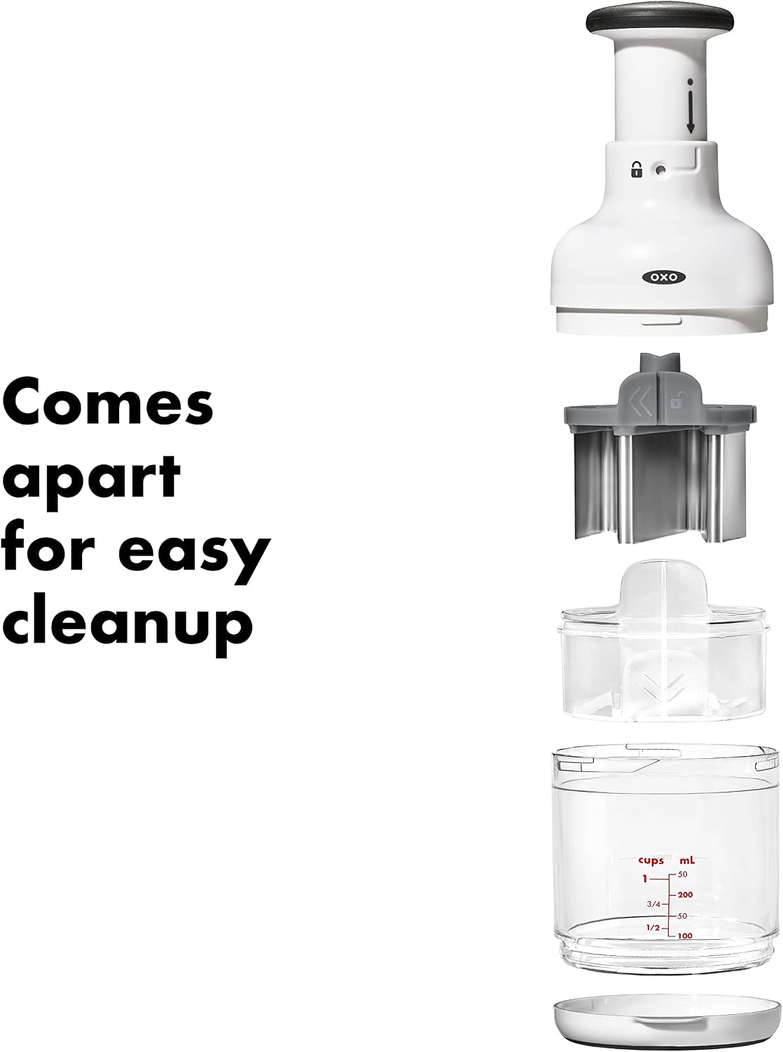 OXO Good Grips Vegetable Chopper with Easy-Grip Handle for Meal Prep