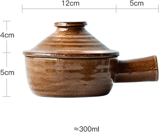 Clay pot | Quick & Easy Egg Poacher for Perfect Breakfasts – Heat-Resistant Hollow Handle