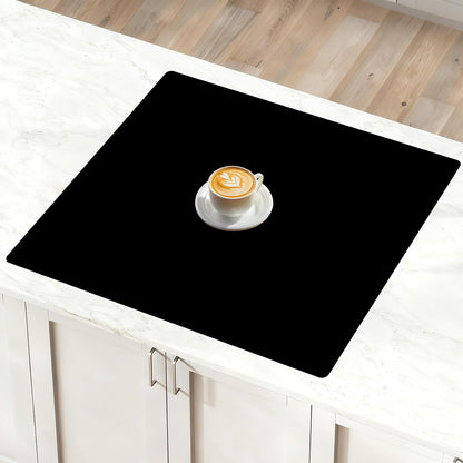 Extra Large Silicone Mat 78.7''x23.6''(200cmx60cm), Large Silicone Mats for Kitchen Counter, Multipurpose Heat Resistant Mat, Waterproof Placemat for Countertop Protector, Black
