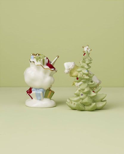 Lenox 898096 Merry Grinchmas Chip & Dip Bowl, Christmas Dishes, Festive Holiday Serveware