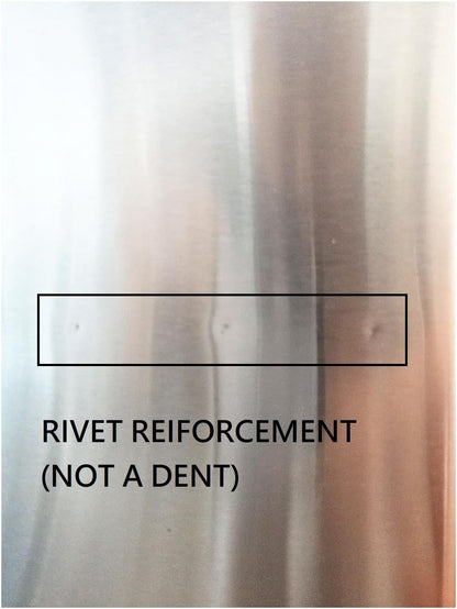 CRB-55S Stainless Steel Rice Dispenser 50 Pounds, rice dispenser & large By C&H Solutions