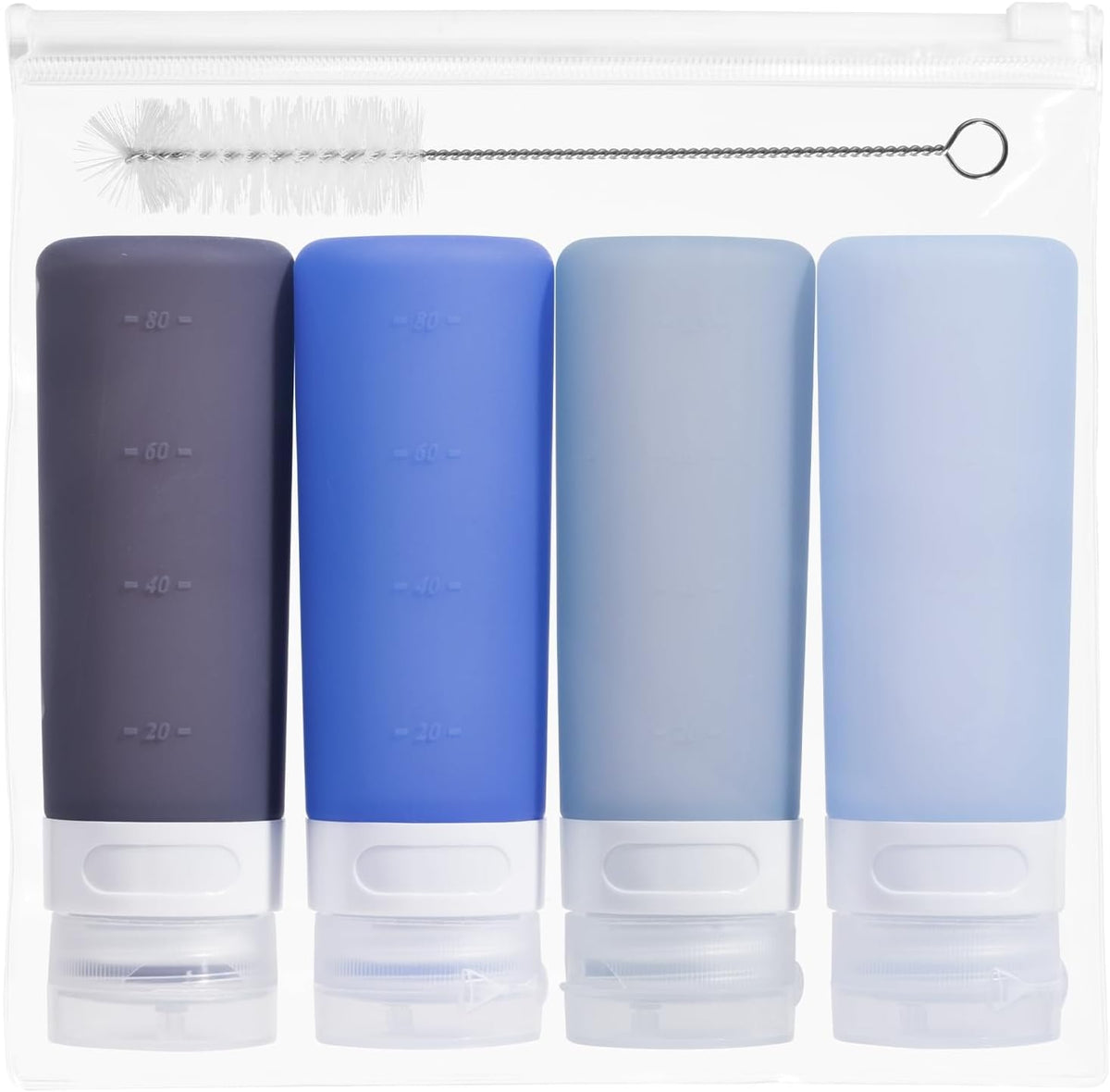 MICEBAY 2 oz Condiment Squeeze Bottles, Leakproof Salad Dressing Container