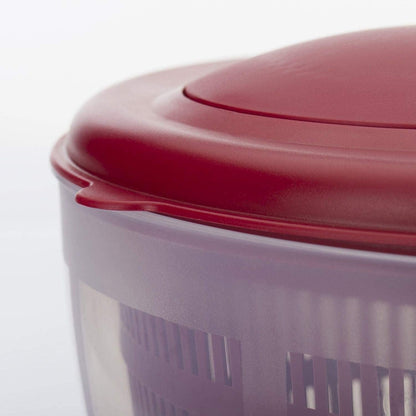 Westmark Germany Vegetable and Salad Spinner with Pouring Spout (Red/Clear)