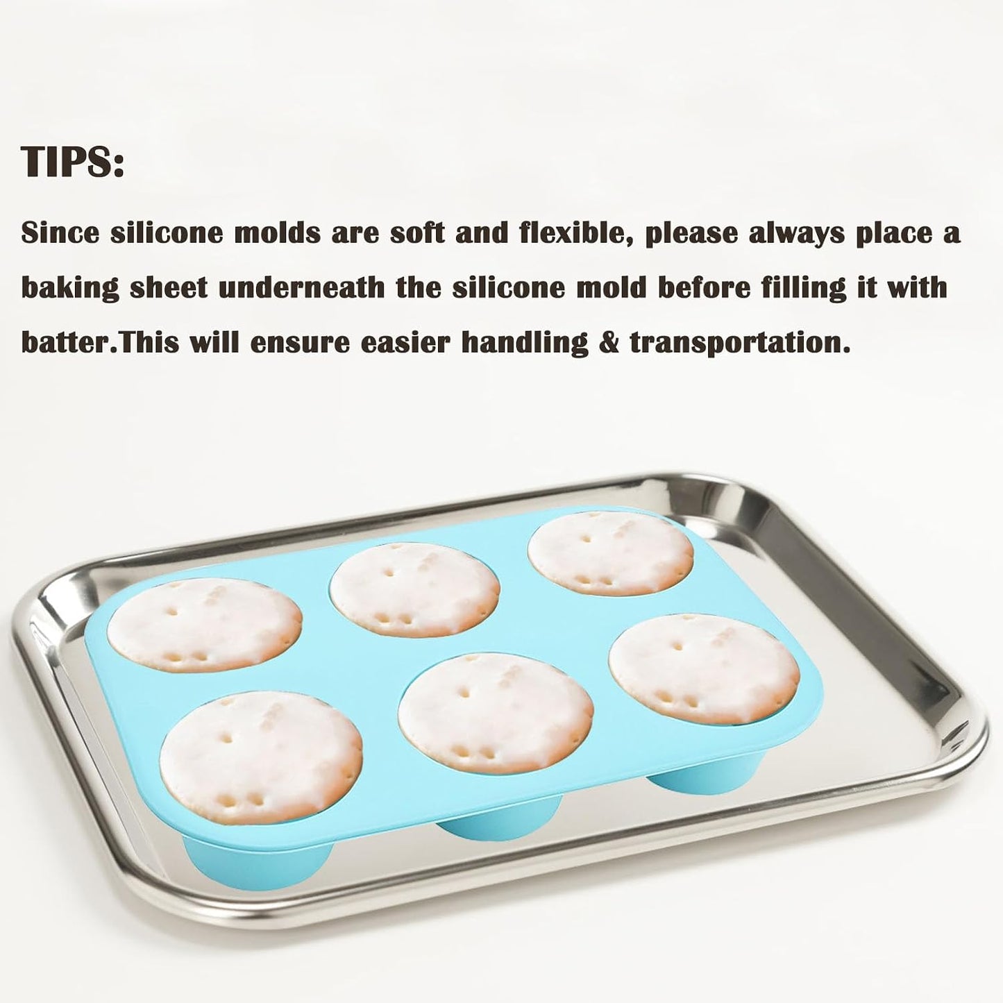 24 Cups Silicone Mini Muffin Pan Set, Nonstick Mini Cupcake Pans, BPA Free Small Muffin Tin for Baking, Set of 2 (Green+Purple)