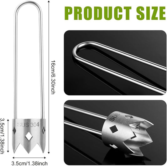 Fruit and Vegetable Corer Tool, Red Bell Pepper Seed Corer