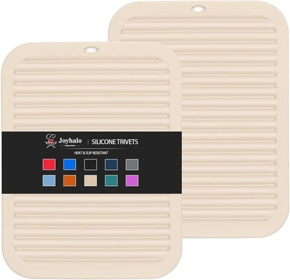 Joyhalo 4 Pack Trivets for Hot Dishes