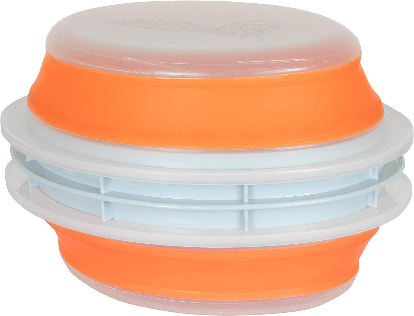 CanCooker Batter Bowl XL: Collapsible, Mess-Free, Dishwasher and Microwave Safe, Chemical-Free in Vibrant Orange