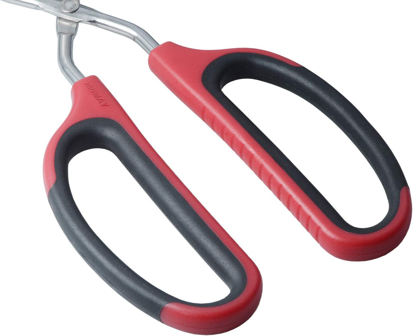 HINMAY Stainless Steel Scissor Tongs 11-Inch and 13-Inch Set, Set of 2