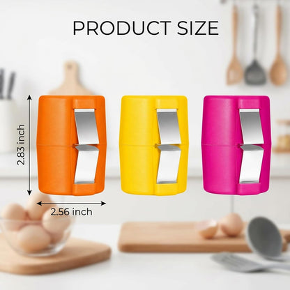 Egg Cracker, 3 PCS Multi Color Egg Cracker Tool Kit for Hard Boiled Eggs