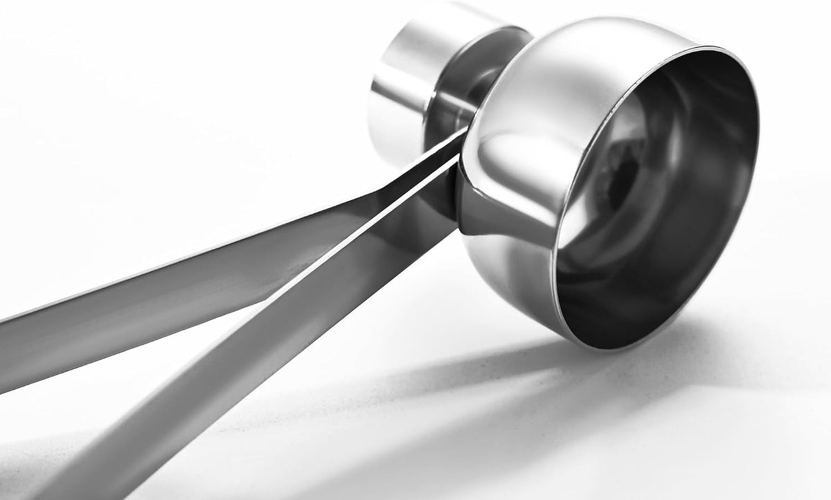 Fox Run Stainless Steel Egg Yolk Separator For Raw Eggs, 6.75” x 1.75” x 1”