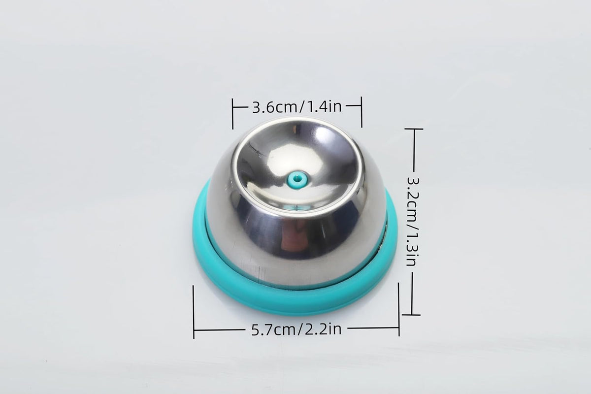 Stainless Steel Egg Piercer - Egg Opener for Hard Boiled Eggs, Egg Poker with Sharp Pin & Anti-Slip Base, Perfect Hard Boiled Egg Peeler Tool, Easy Peel Kitchen Gadget Gift (Blue(simple))