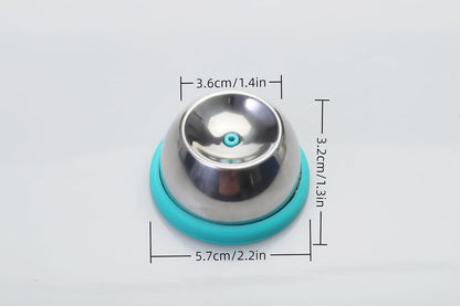 Stainless Steel Egg Piercer - Egg Opener for Hard Boiled Eggs, Egg Poker with Sharp Pin & Anti-Slip Base, Perfect Hard Boiled Egg Peeler Tool, Easy Peel Kitchen Gadget Gift (Blue(simple))