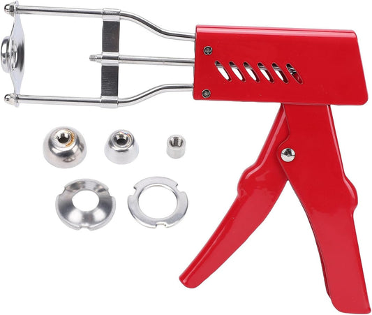 6 in 1 Stainless Steel Fruit Pitter & Corer, Professional Stone Remover Tool for Dates, Cherries, Apricots, Hawthorn, Longan