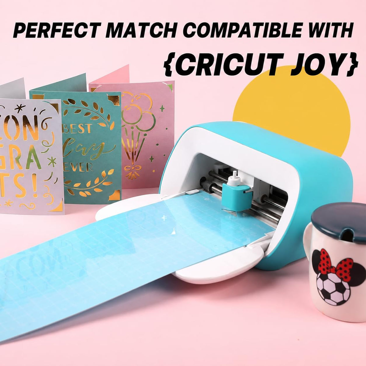 HTVRONT Cutting Mats 12x12, Compatible with Cricut Maker/Explore