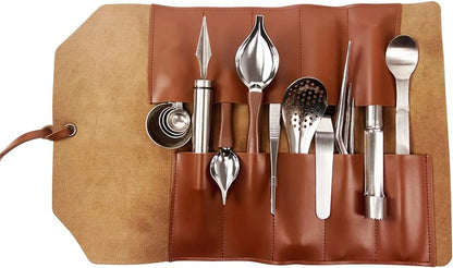 DUEBEL Professional Chef Plating Kit, 12 Piece Culinary Plating Set, Stainless Steel (12 Piece)