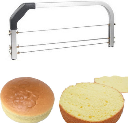 Cake Leveler,3 Blades Adjustable Cake Slicer,Cake Cutter Slicer