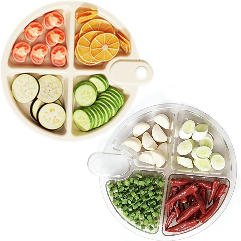 OULIGET Heart Chip Dip Serving Platter Set,Plastic Dumpling Plates with Sauce Compartment,Divided Snack Serving Dishes for Appetizer Sushi Taco Salsa Charcuterie,2 Pieces,White and Transparent
