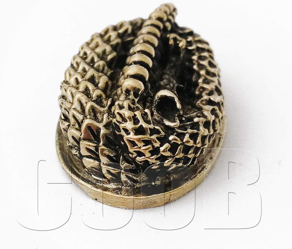 CooB Set Knife Finger Guard Bolster & Pommel for Knives Making Handle SNAKE