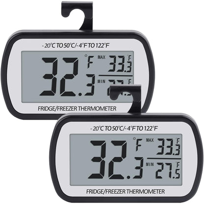 AEVETE Refrigerator Thermometer Digital Fridge Freezer Thermometer