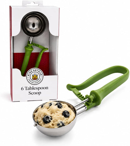 King Arthur Baking Company Tablespoon Cookie Scoop Dough Portions for Drop Cookies, Mini Scones, and Pizzelle