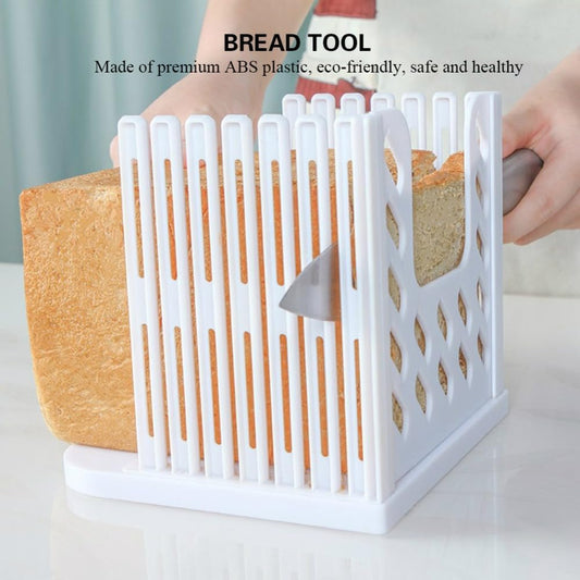 Bread Slicing Guide – Non-Slip Base for Homemade Even Toast and Sandwich Cutting, Compact Kitchen Tool for Home Kitchen and Bakery Use
