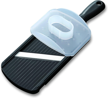 Kyocera Advanced Ceramic Double-edged Mandolin Slicer With Guard, Red