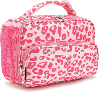 FlowFly Kids Lunch box Insulated Soft Bag Mini Cooler Back to School Thermal Meal Tote Kit for Girls, Boys, Astronaut - Colors B